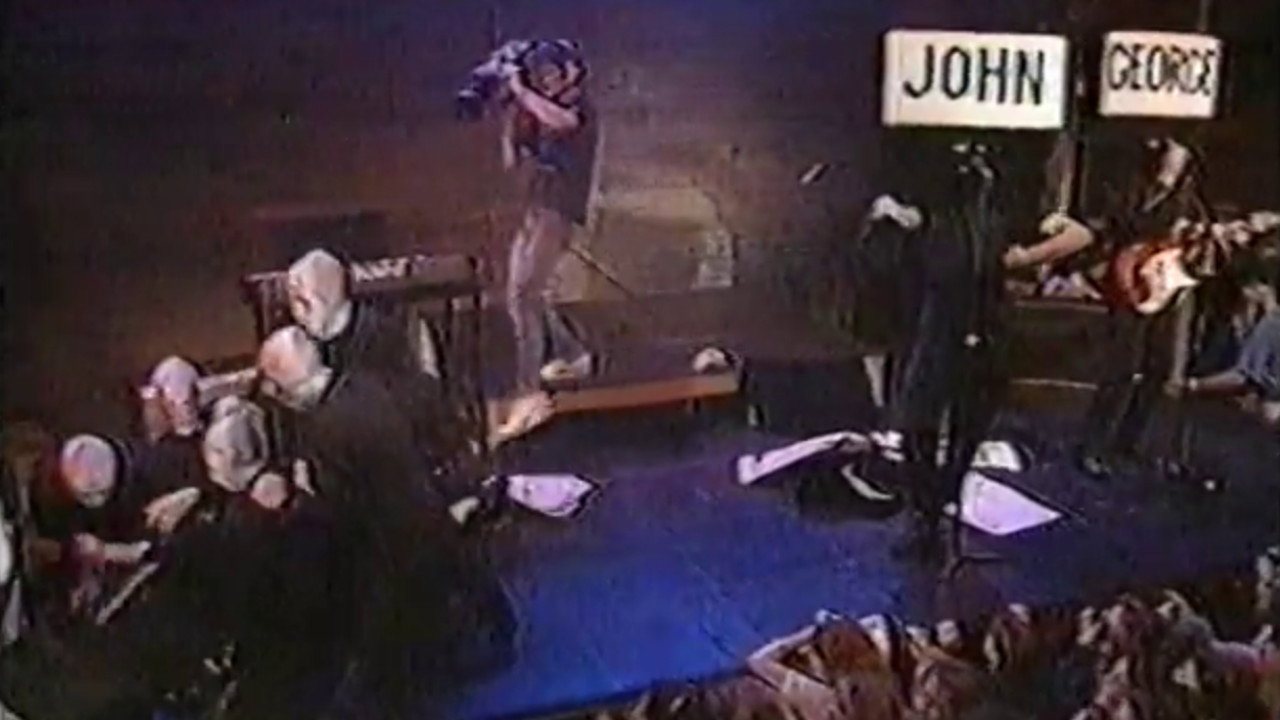 The TISM Television Primer backdrop