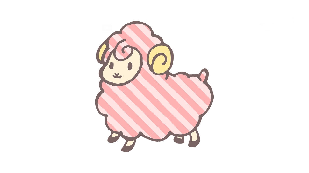 Striped Sheep backdrop