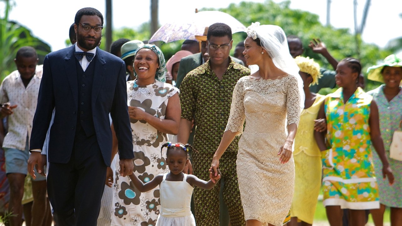 Half of a Yellow Sun backdrop