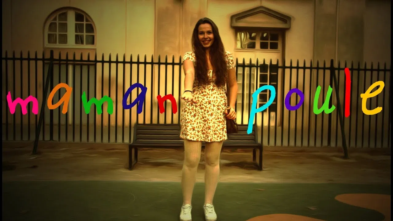 Maman poule backdrop