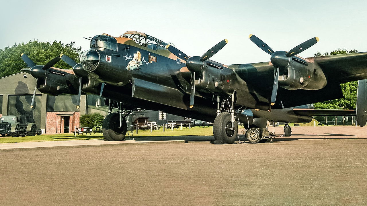 Guy Martin's Lancaster Bomber backdrop