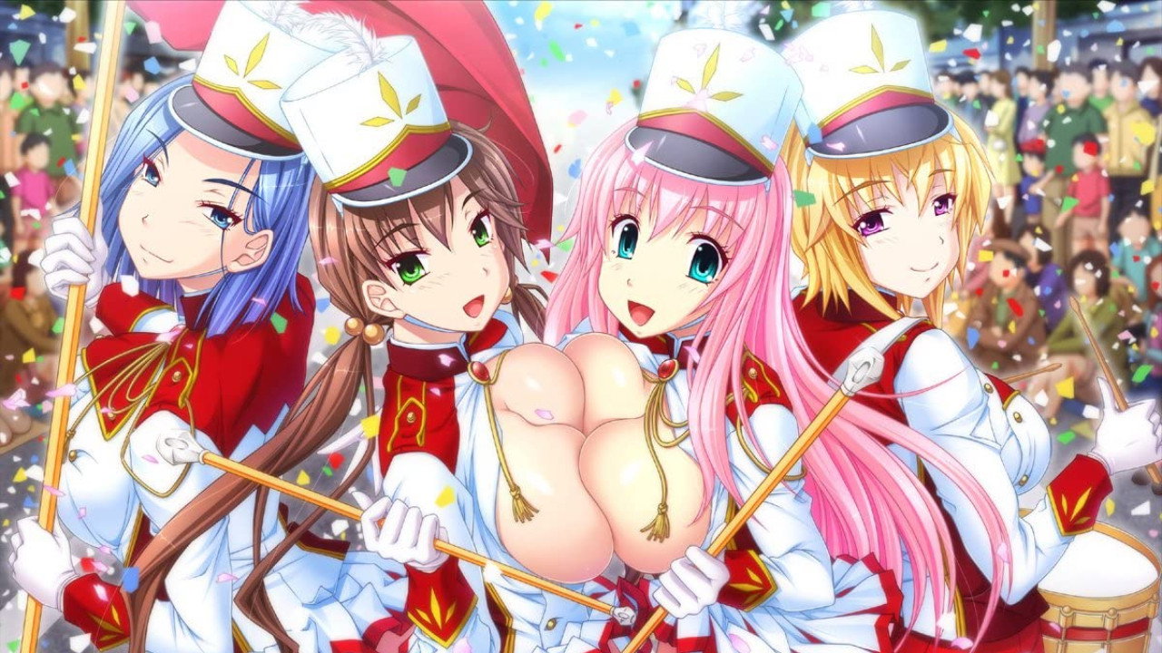 Oppai Gakuen Marching Band-bu! backdrop