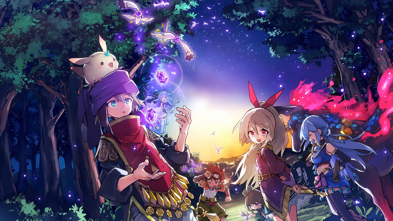 Merc Storia: The Apathetic Boy and the Girl in a Bottle backdrop