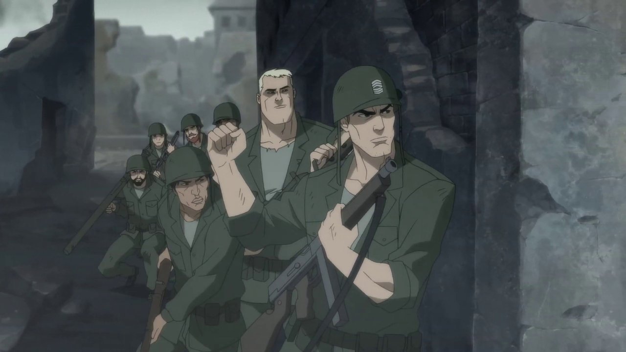 DC Showcase: Sgt. Rock backdrop