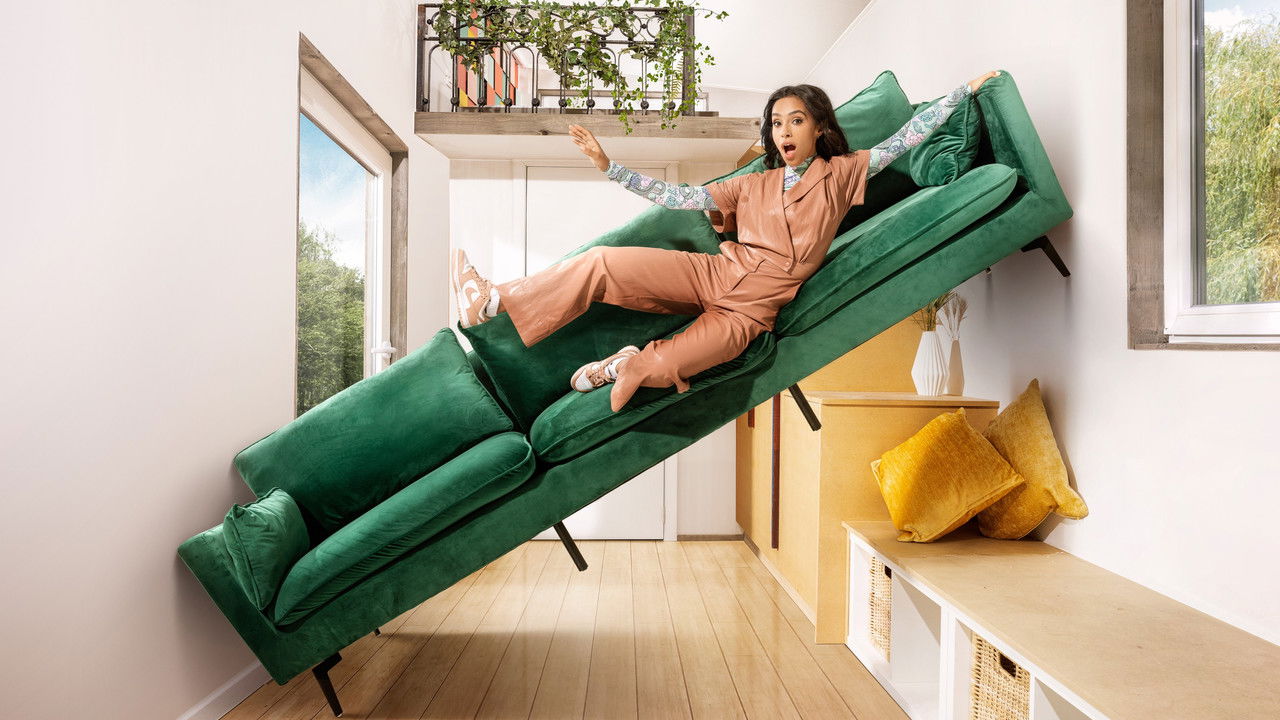 Tiny House Battle backdrop