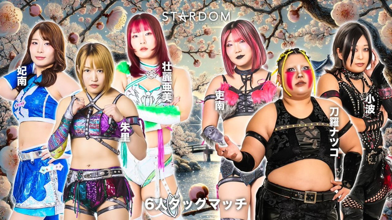 Stardom in Okayama 2026 Feb. backdrop