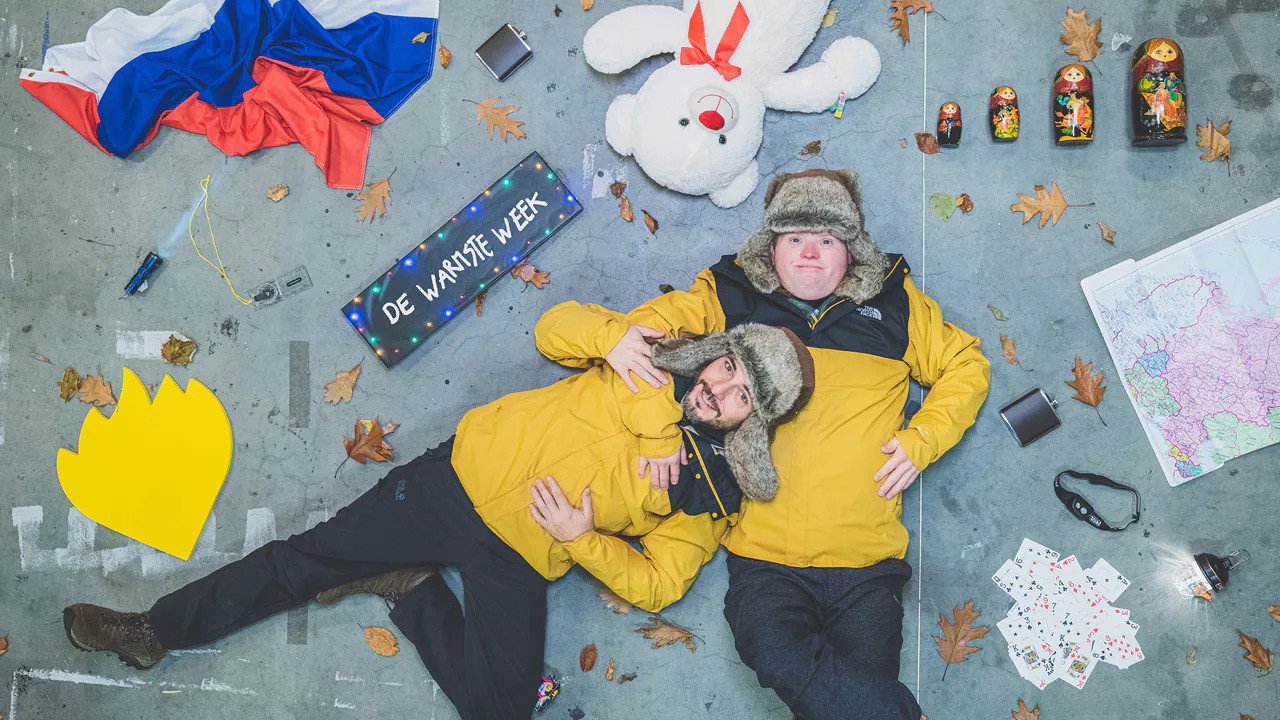 Down the Snow backdrop