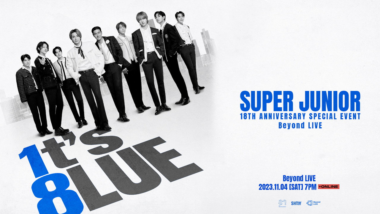 SUPER JUNIOR 18TH ANNIVERSARY SPECIAL EVENT <1t’s 8lue> backdrop