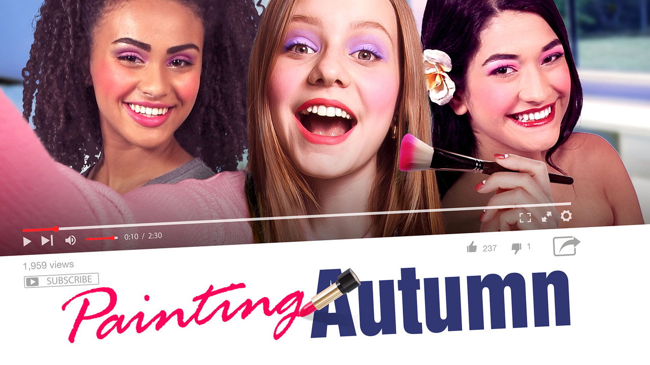 Painting Autumn backdrop