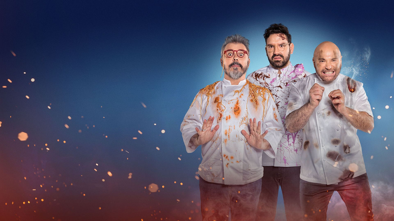 Manos arriba, chef! backdrop