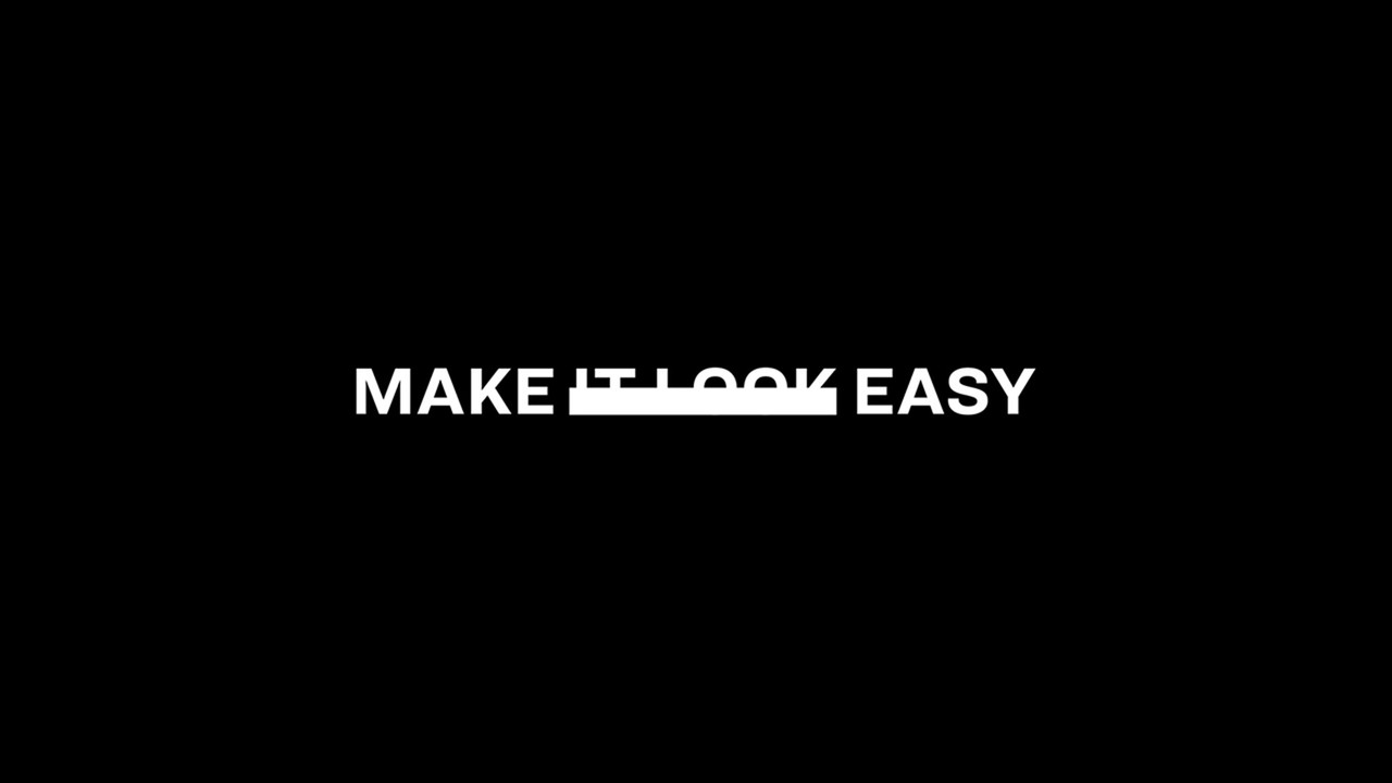Make It Look Easy backdrop