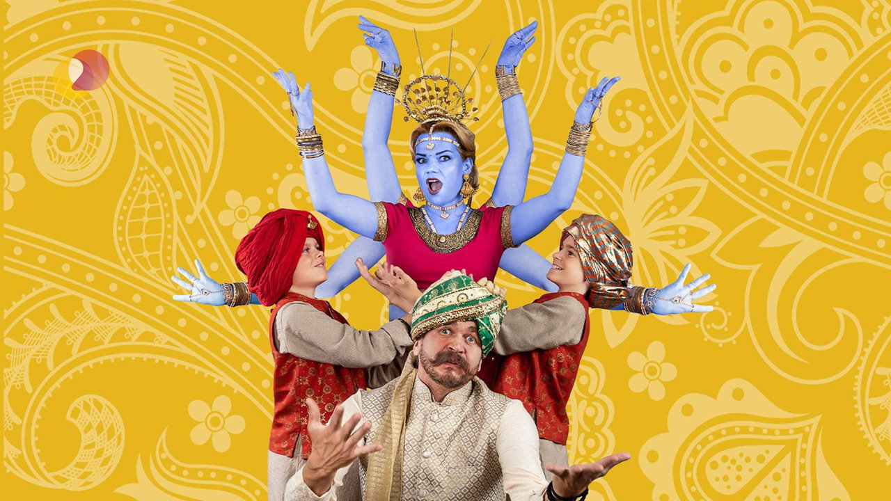 Meie aasta Indias. Valgustumine backdrop