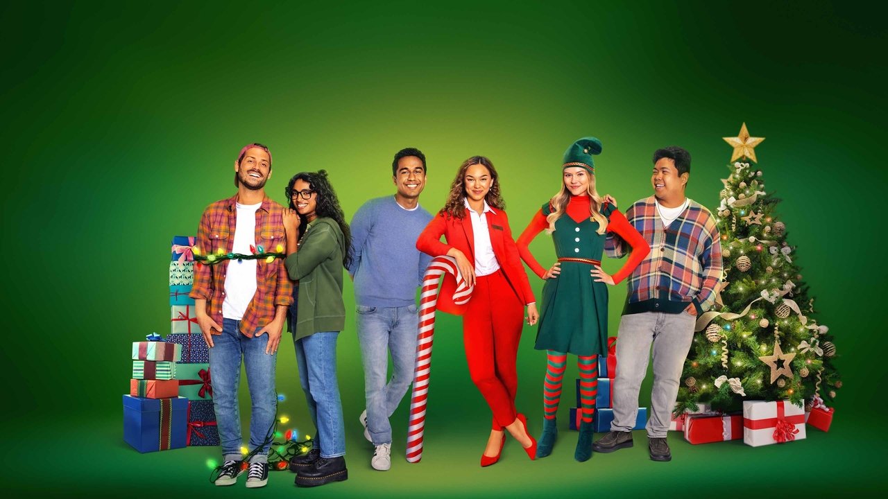 The Holiday Shift backdrop