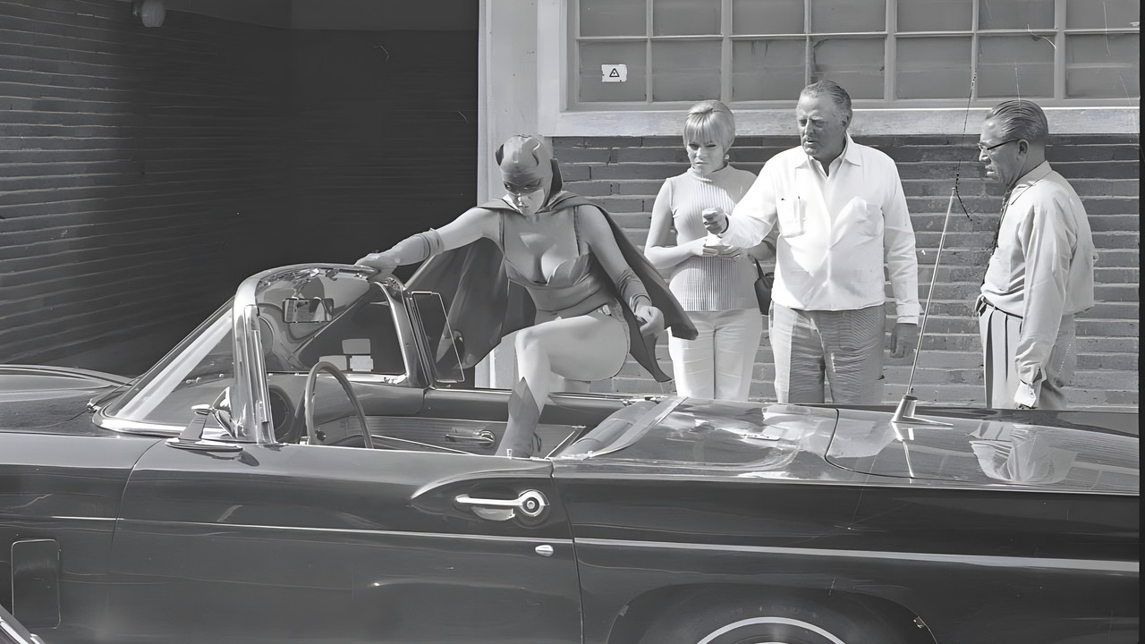 The Bat Woman backdrop