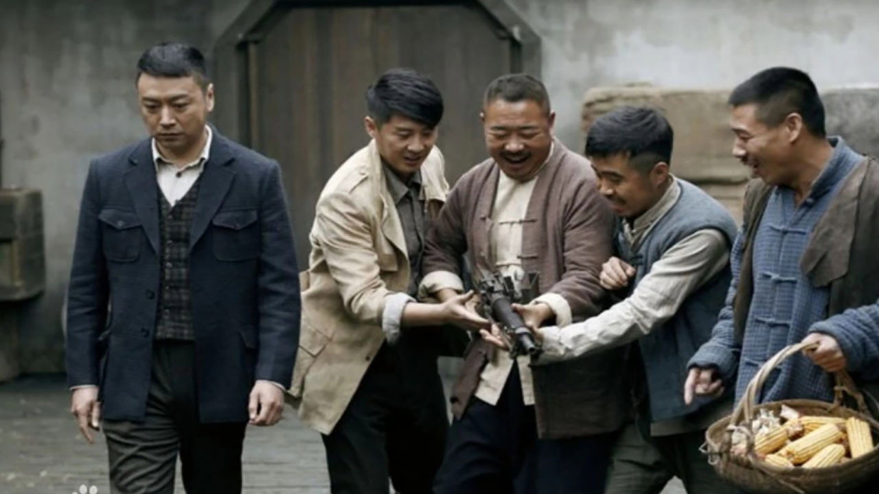 In the War Brothers backdrop