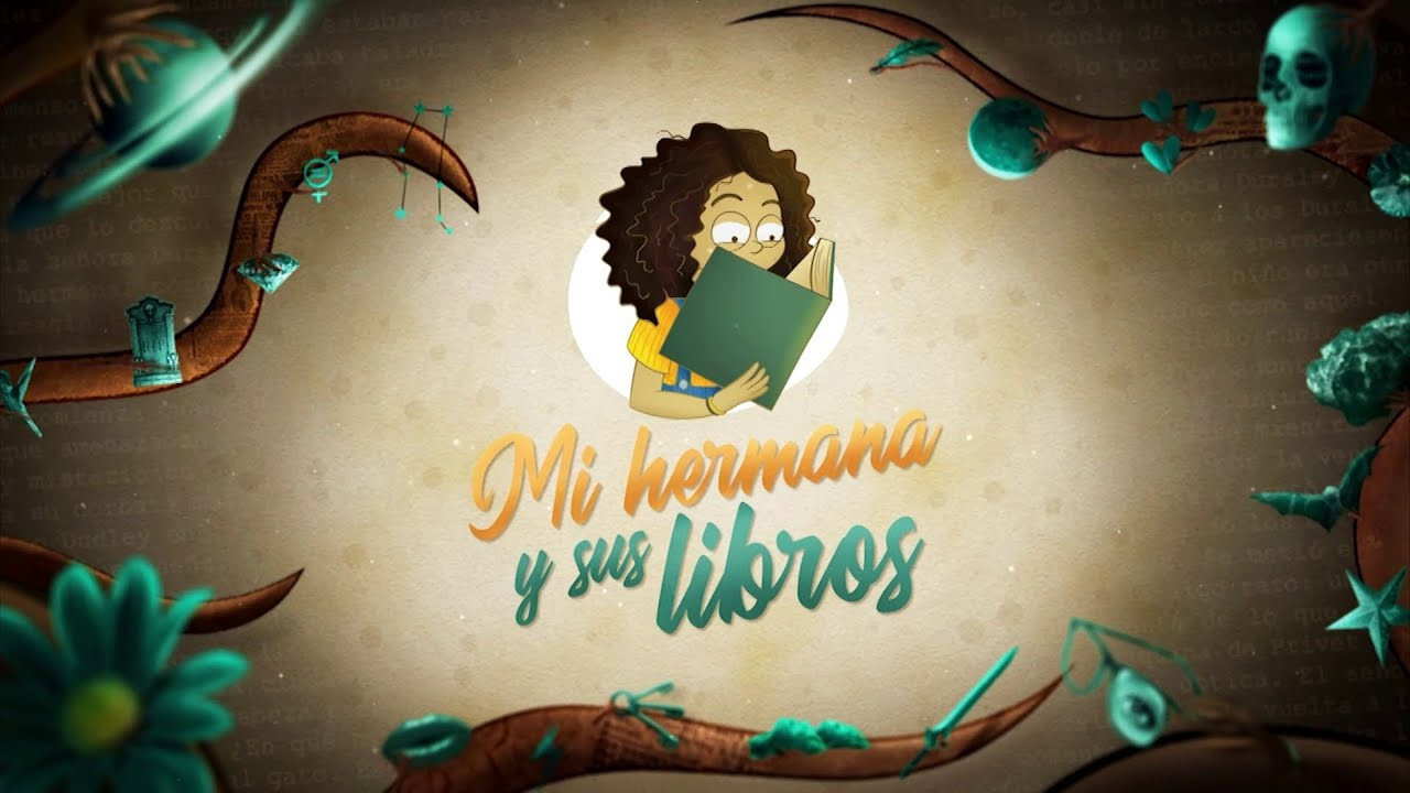 My Sister And Her Books backdrop