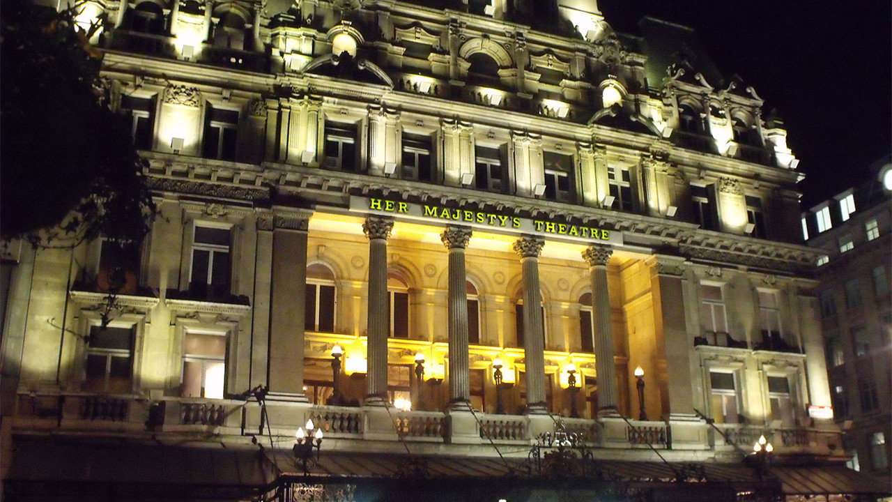 Live From Her Majesty's backdrop