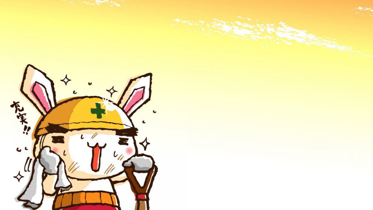 Zenryoku Usagi backdrop