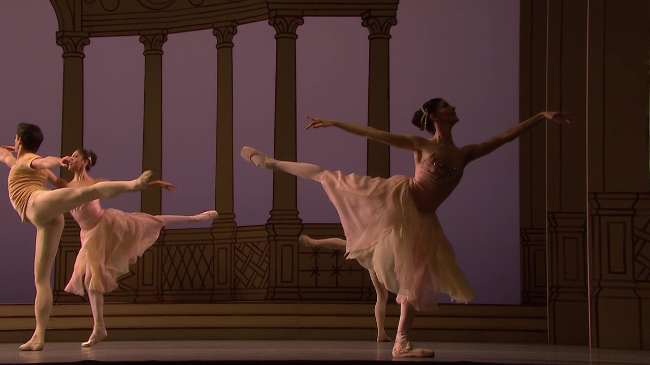 Rhapsody and The Two Pigeons backdrop