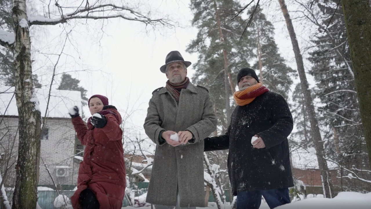 Mitrofan Aksenov's Sausage backdrop