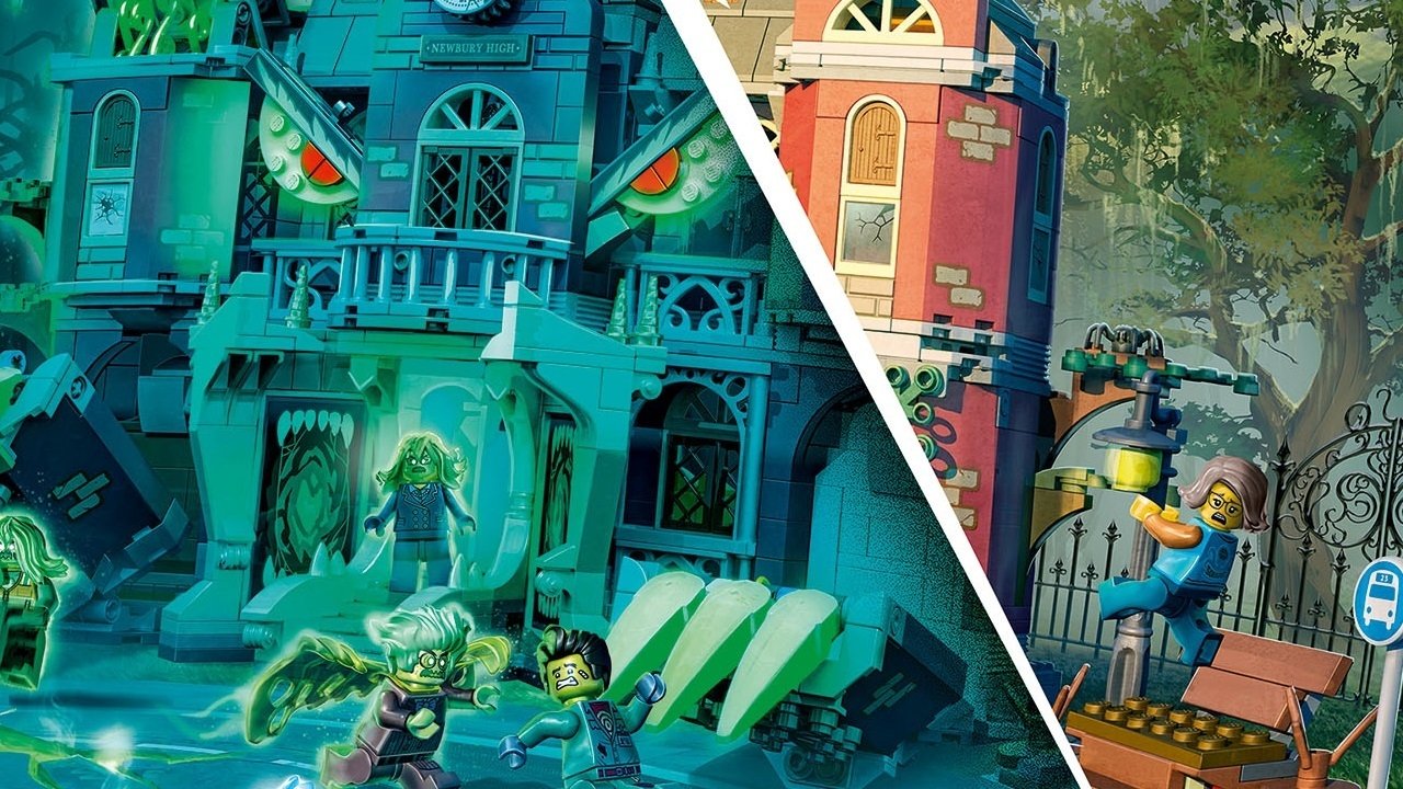 LEGO Hidden Side backdrop