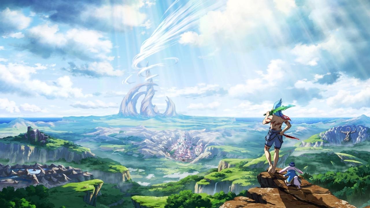 Shangri-La Frontier backdrop