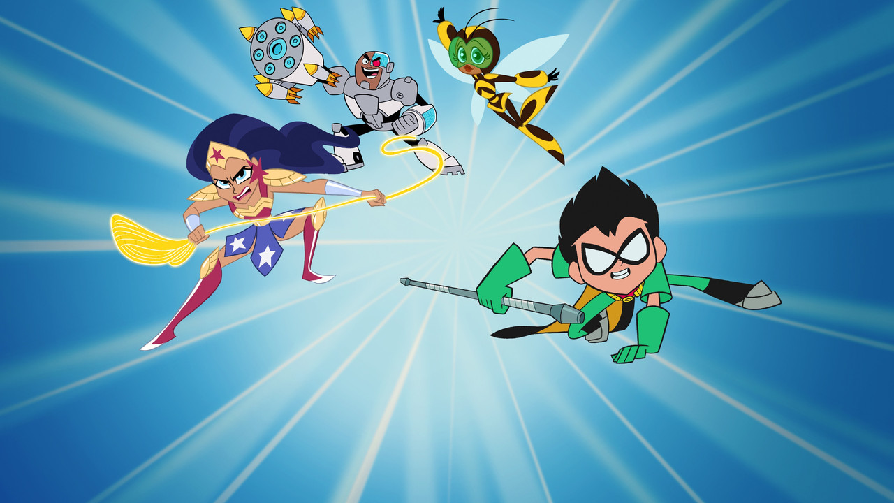 Teen Titans Go! & DC Super Hero Girls: Mayhem in the Multiverse backdrop