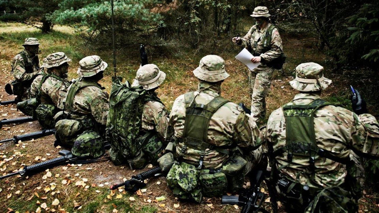 Jul i hjemmeværnet backdrop