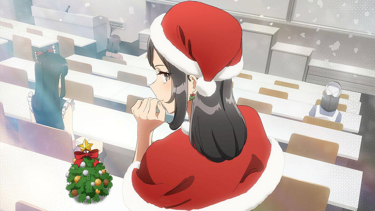 Rascal Does Not Dream Of Santa Claus backdrop