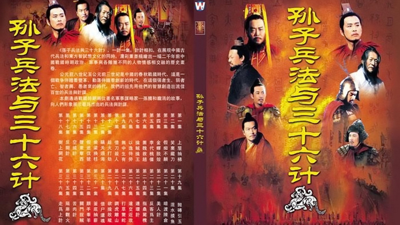 孙子兵法与三十六计 backdrop