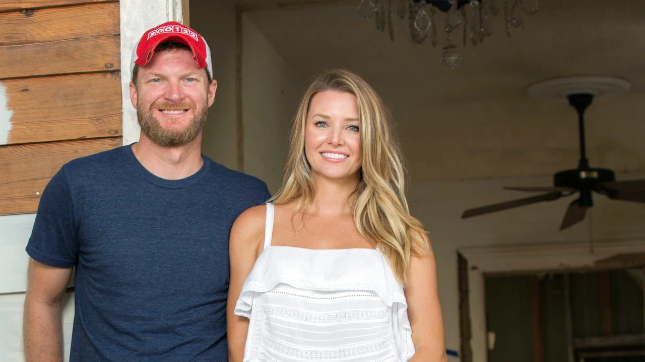 Renovation Realities: Dale Jr. & Amy backdrop