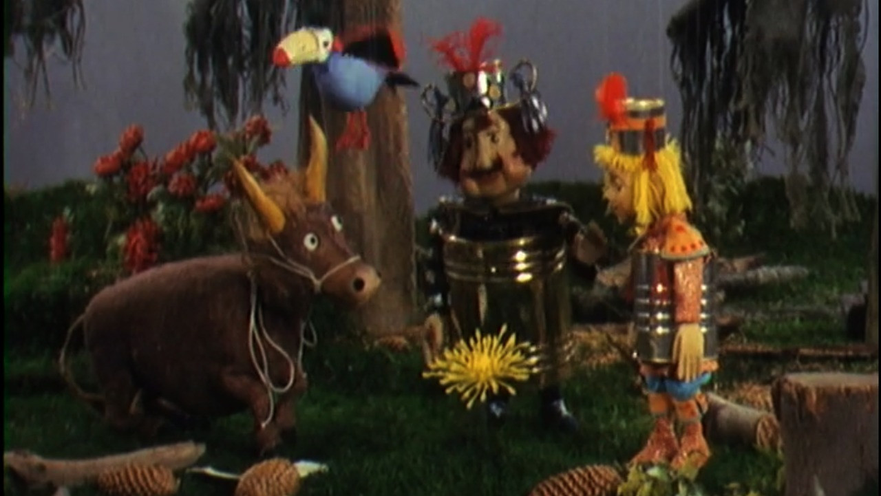 Augsburger Puppenkiste - Don Blech und der goldene Junker backdrop