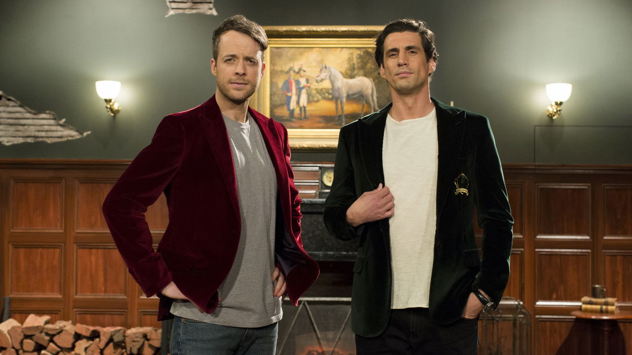 True Story with Hamish & Andy backdrop