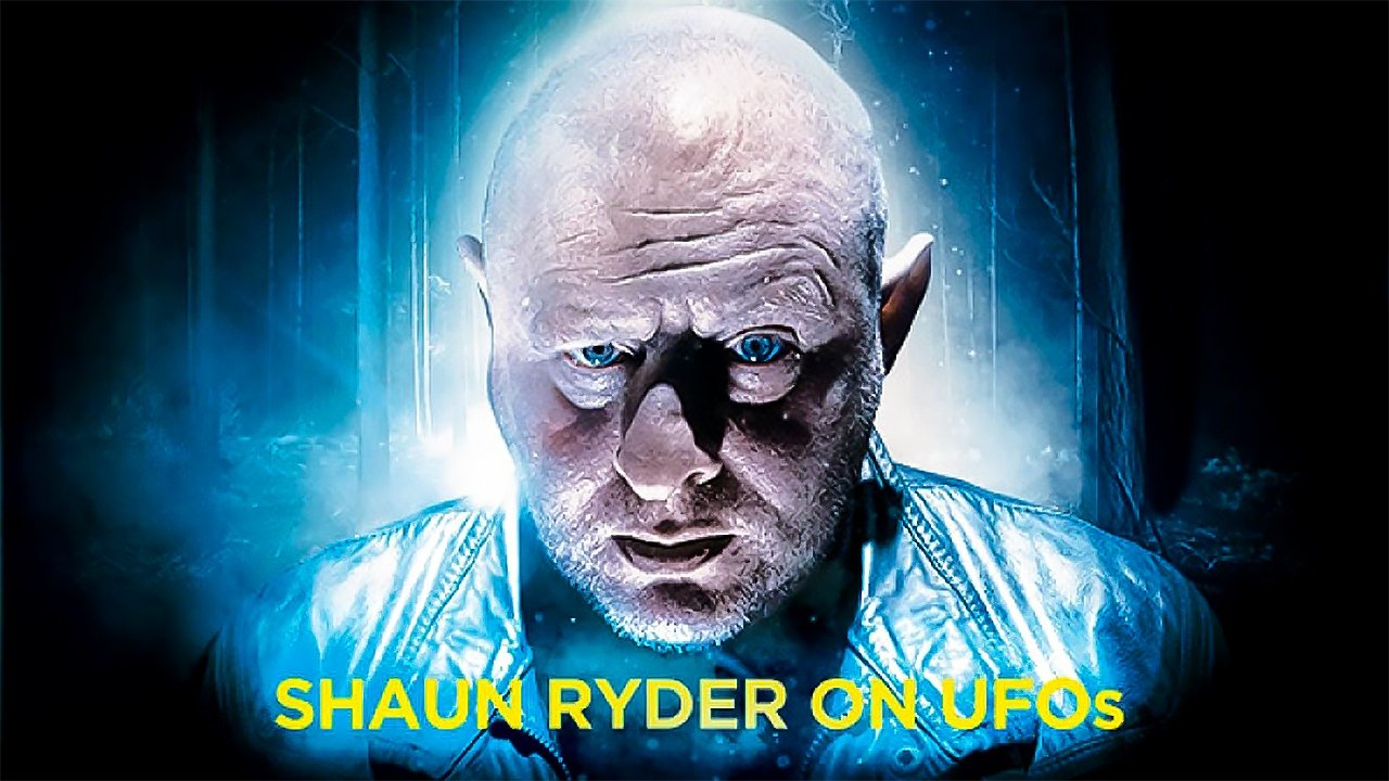 Shaun Ryder on UFOs backdrop