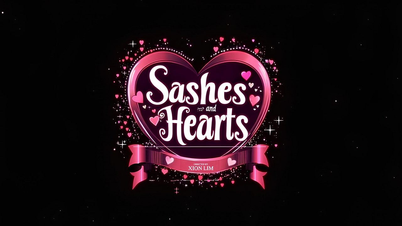 Sashes and Hearts backdrop