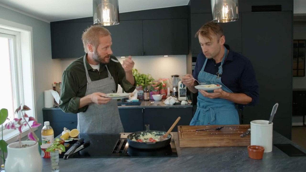 Kjartan rydder opp - hjemme backdrop