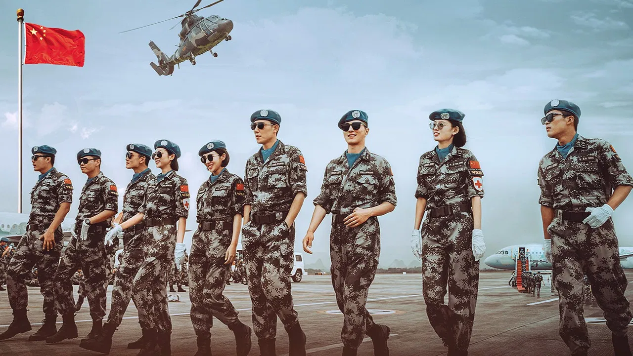 Chinese Peacekeeping Force backdrop