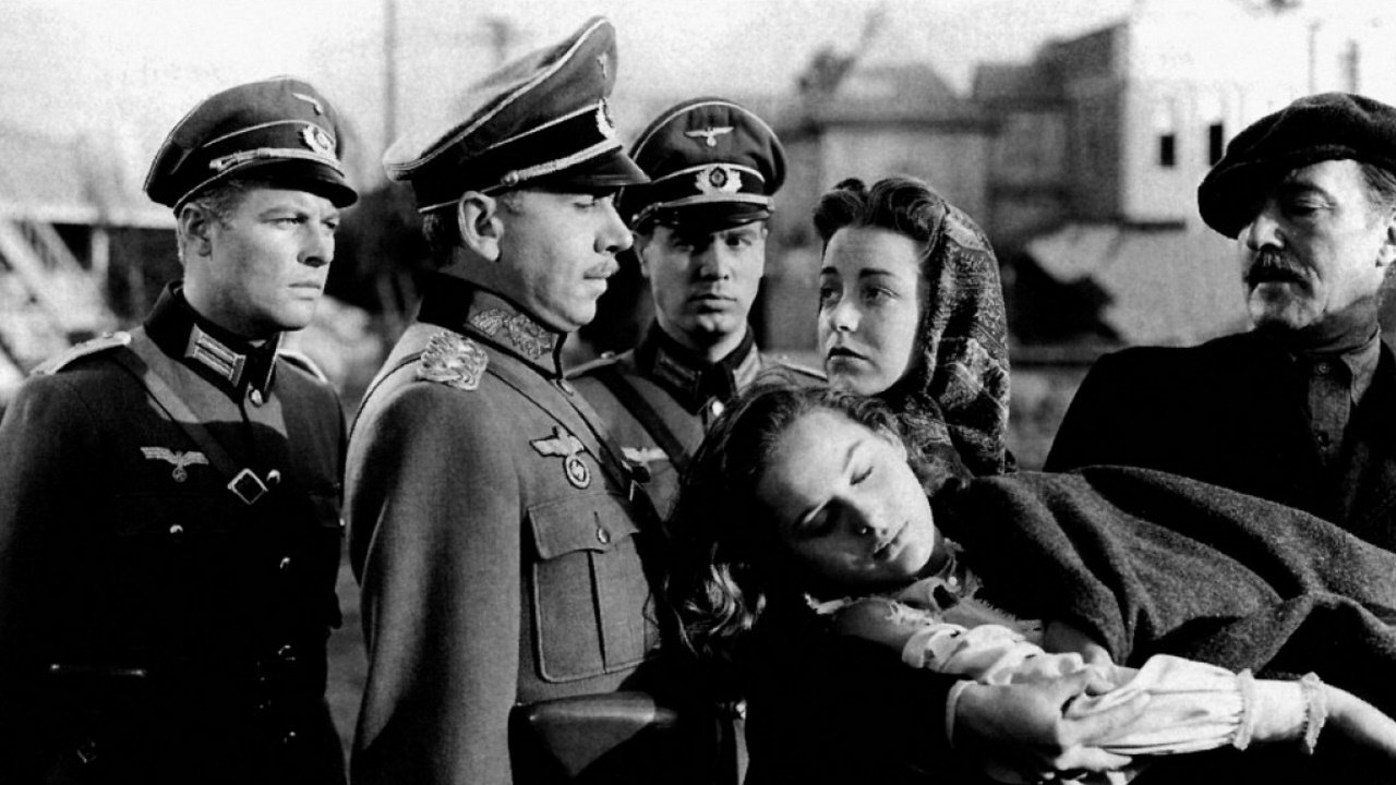 None Shall Escape backdrop