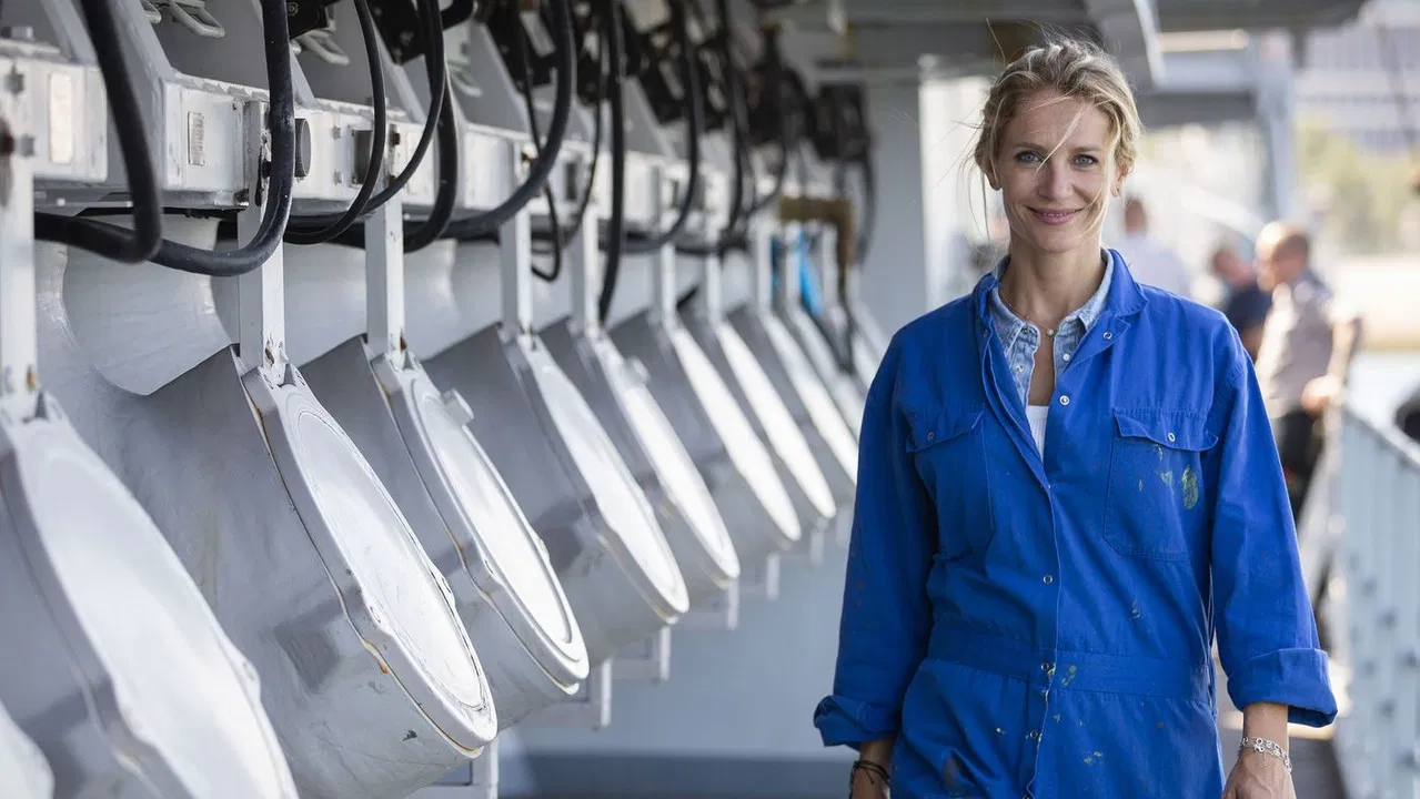 A bord du Léopold Ier backdrop