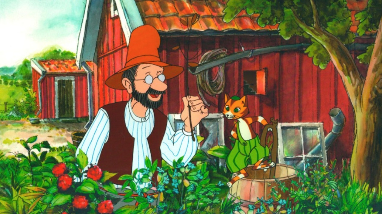 Pettersson and Findus backdrop