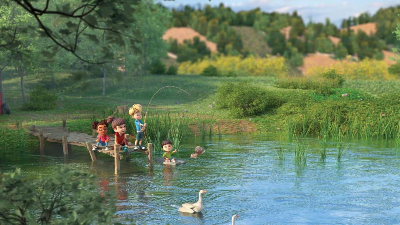 Partie de campagne backdrop