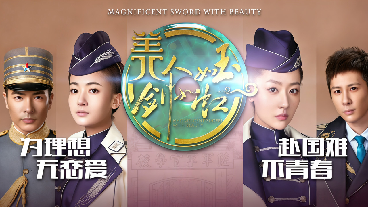 美人如玉剑如虹 backdrop