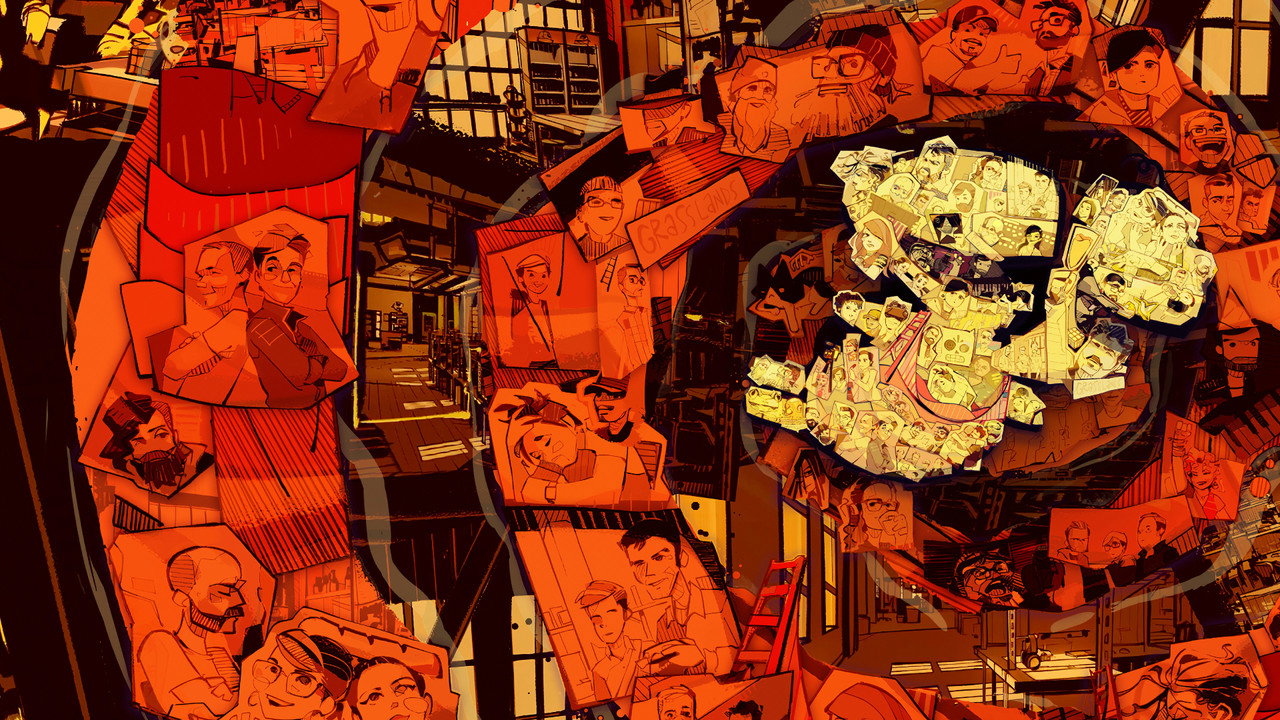 Double Fine PsychOdyssey backdrop