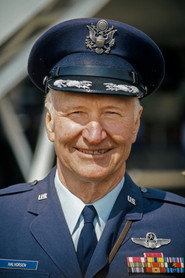 Photo of Gail Halvorsen as The Candy Bomber