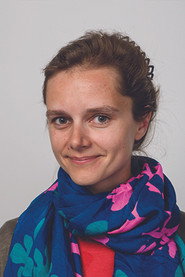 Photo of Inga Lāce as Scientist