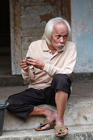 Photo of Teguh Mahesa as Mbah Darmo