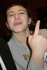 Photo of Ximena Baca Flores as Peeing Girl