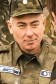 Photo of Adgur Dzheniya as peacekeeping colonel