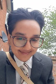 Photo of Sai Aryal as self, dragking/dragpersona
