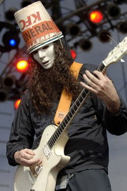 Photo of Buckethead as Leatherface